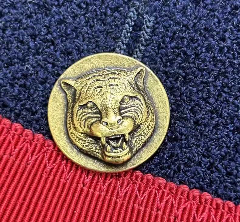 Gucci Gucci Woven Jacket with Gold Buttons Size US L / EU 52-54 / 3 - 3 Thumbnail