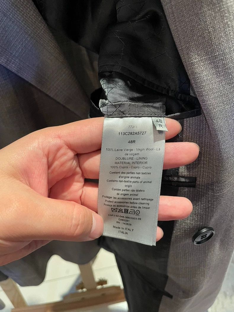 Dior Classic Wool Tie Blazer by Dior Size US M / EU 48-50 / 2 - 3 Thumbnail