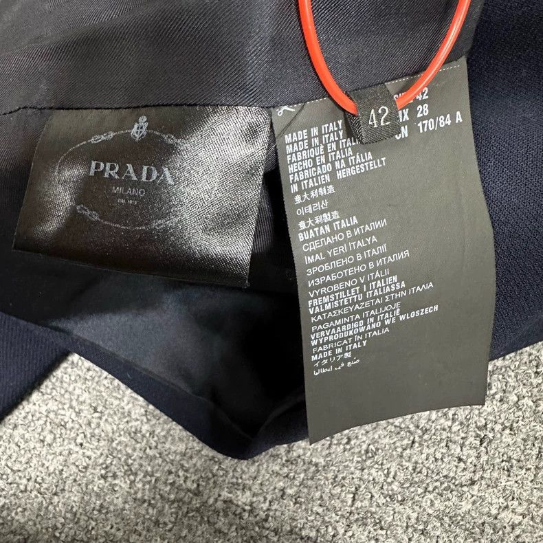 Prada Prada Double Collar Blazer Jacket Size US M / EU 48-50 / 2 - 6 Thumbnail