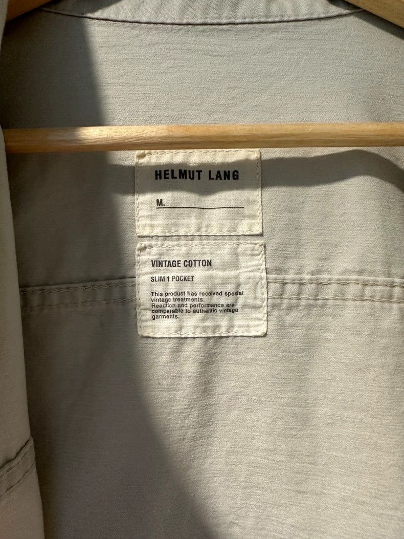 Helmut Lang Off-White Vintage Cotton Denim Jacket Size US L / EU 52-54 / 3 - 3 Thumbnail