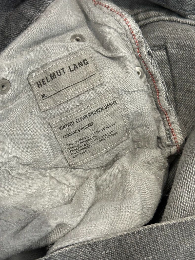 Helmut Lang Vintage Helmut Lang Broken Denim Pants Size US 34 / EU 50 - 2 Thumbnail