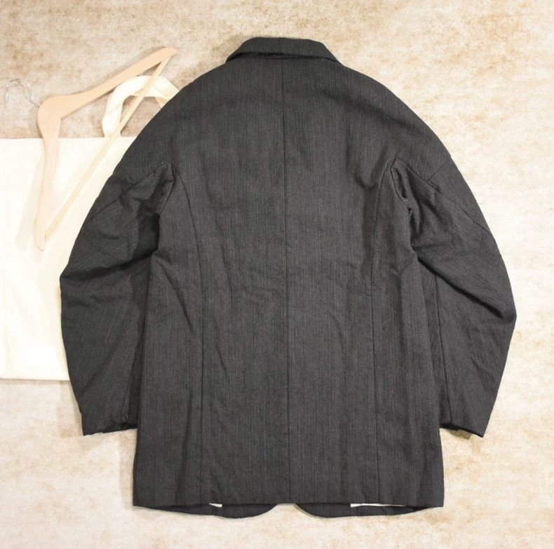 Visvim Visvim Galen Wool Jacket Herringbone Charcoal Size US M / EU 48-50 / 2 - 7 Thumbnail
