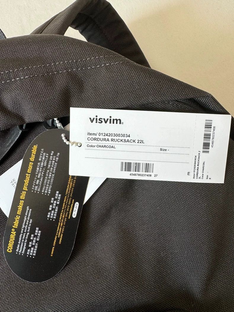 Visvim VISVIM CORDURA RUCKSACK 22L Backpack Size ONE SIZE - 3 Thumbnail