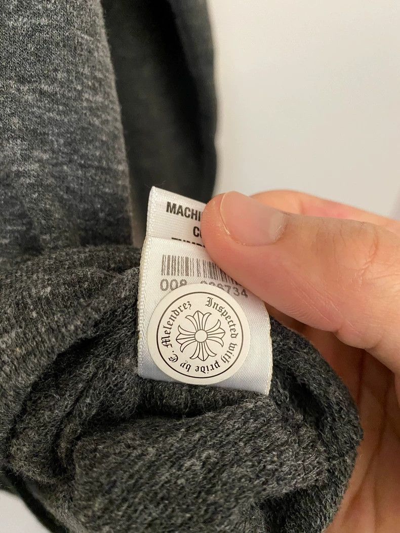 Chrome Hearts Chrome Hearts Zip-Up Hoodie in Grey Size US L / EU 52-54 / 3 - 7 Thumbnail
