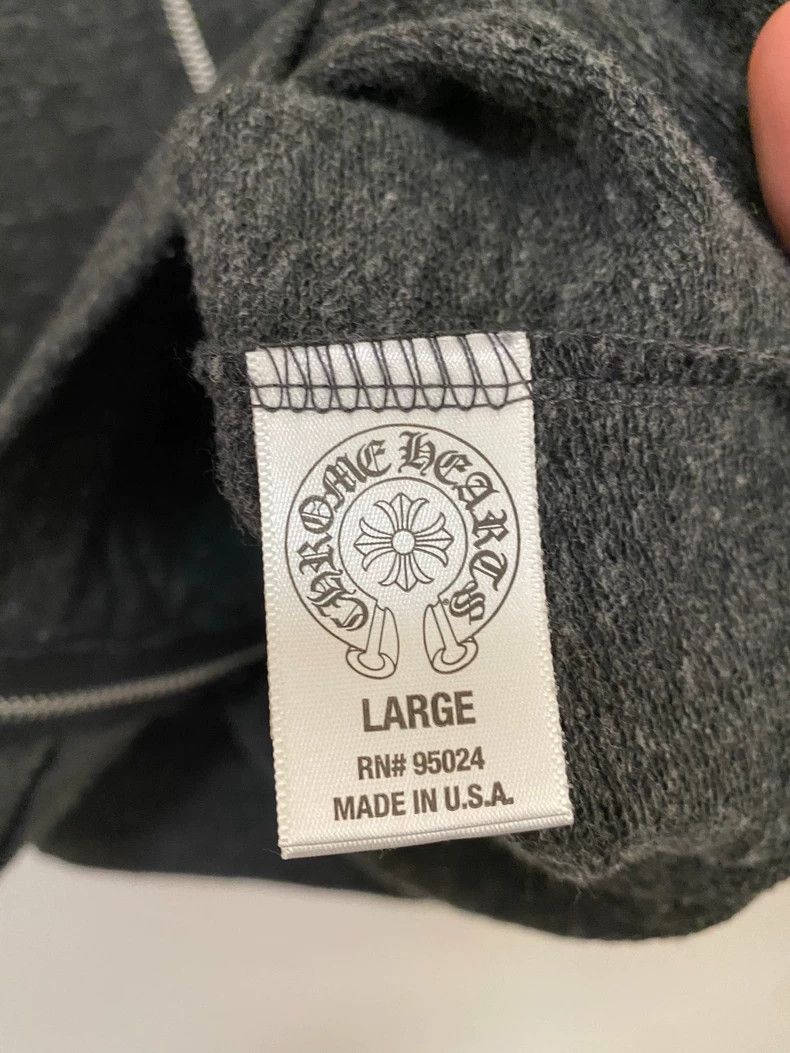 Chrome Hearts Chrome Hearts Zip-Up Hoodie in Grey Size US L / EU 52-54 / 3 - 4 Thumbnail