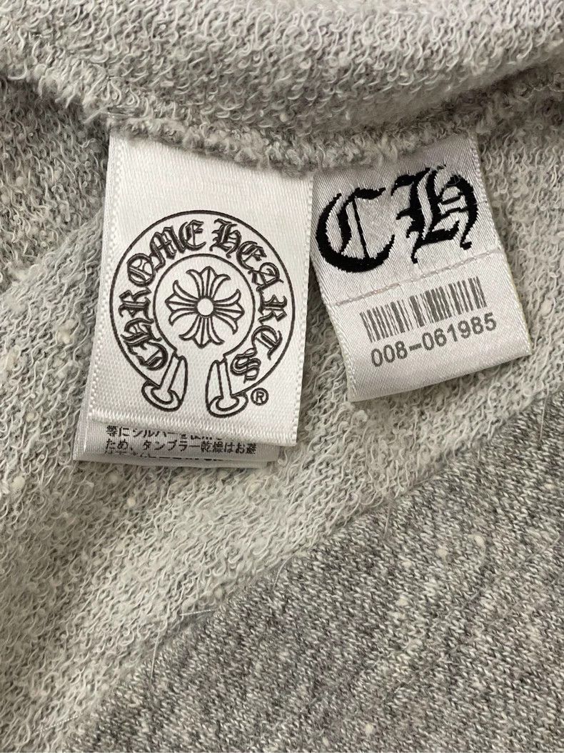 Chrome Hearts Chrome Hearts Grey Half Zip Hoodie Size US M / EU 48-50 / 2 - 5 Thumbnail