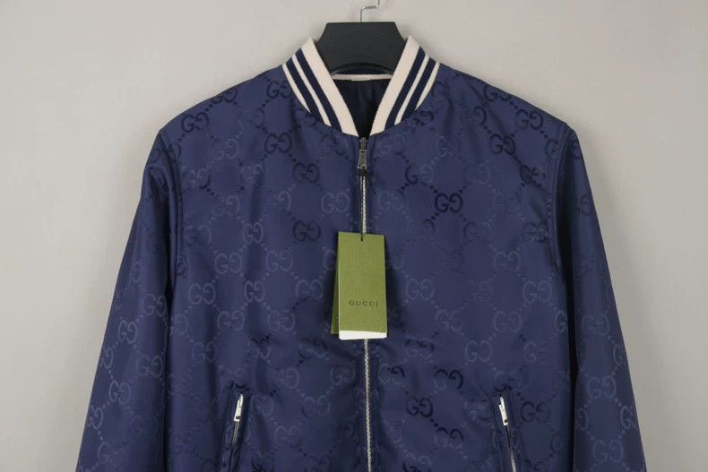 Gucci Gucci Double-Sided GG Logo Bomber Jacket Size US L / EU 52-54 / 3 - 2 Thumbnail