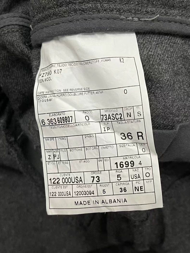 Ermenegildo Zegna Zegna Wool Long Pants Size 36 Size US 36 / EU 52 - 8 Thumbnail