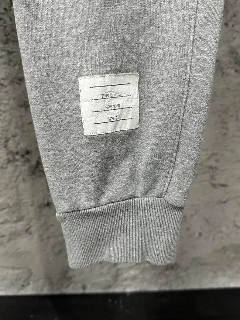 Thom Browne Thom Browne Gray Sweatpants with Stripes Size US 10 / EU 43 - 5 Thumbnail