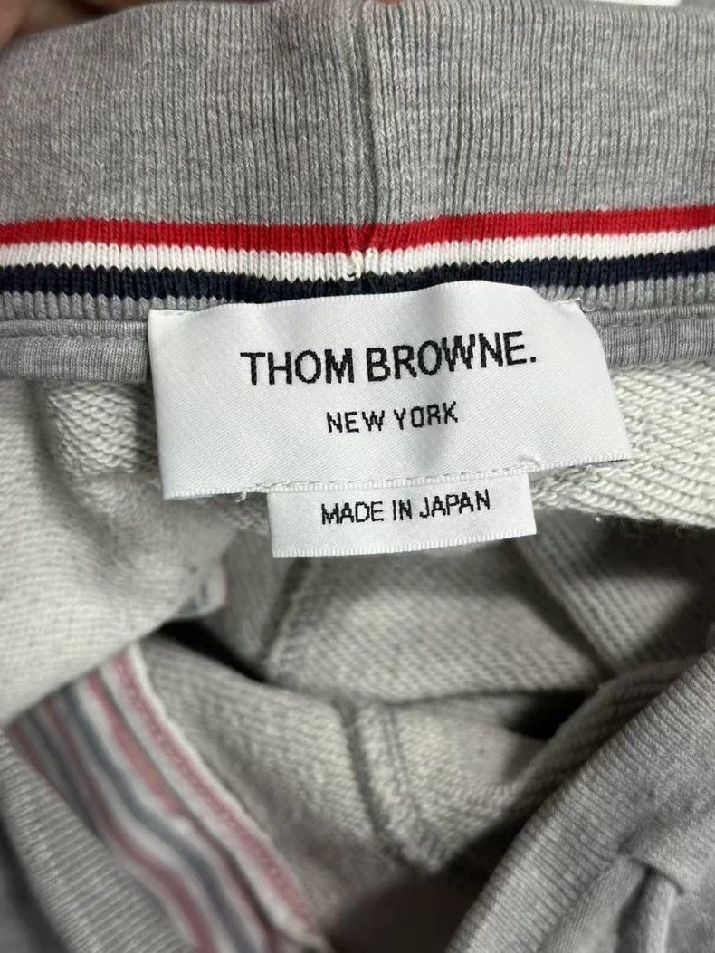 Thom Browne Thom Browne Gray Sweatpants with Stripes Size US 10 / EU 43 - 7 Thumbnail