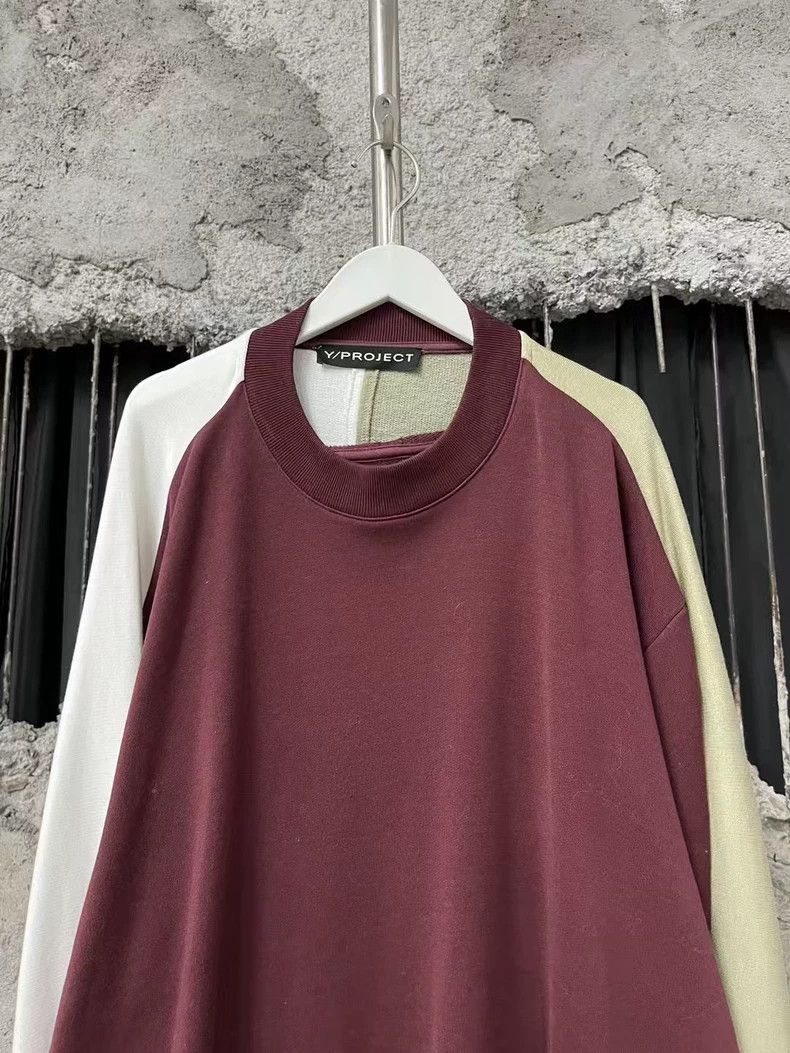 Y/Project Yproject Long Sleeve Hoodie in Burgundy Color Size US XS / EU 42 / 0 - 3 Thumbnail
