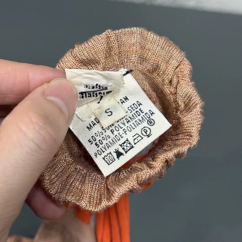 Hermes Hermes Socks with Orange Stripes Size ONE SIZE - 4 Thumbnail