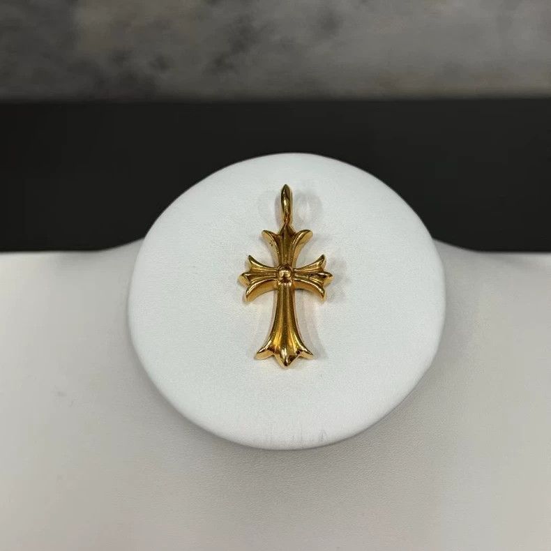 Chrome Hearts Chrome Hearts 22K Tiny Cross Pendant Size ONE SIZE - 3 Thumbnail