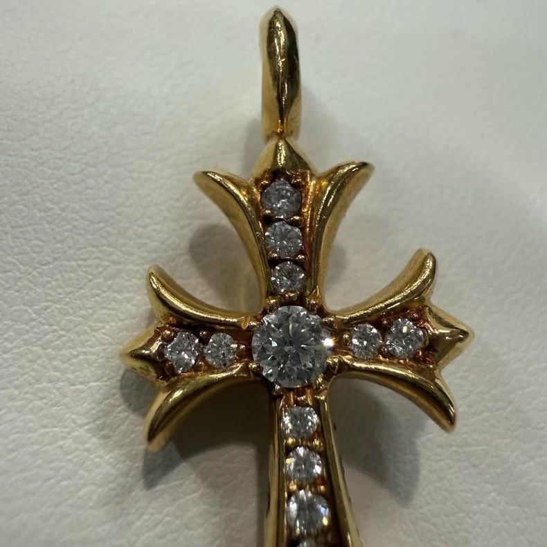 Chrome Hearts Chrome Hearts 22K Tiny Cross Pendant Size ONE SIZE - 4 Thumbnail