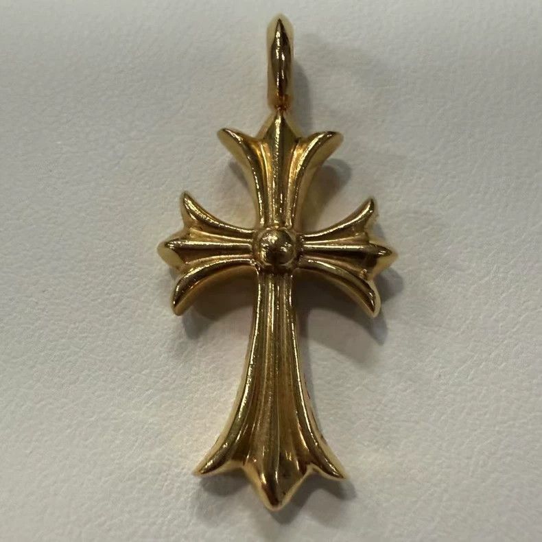 Chrome Hearts Chrome Hearts 22K Tiny Cross Pendant Size ONE SIZE - 8 Thumbnail