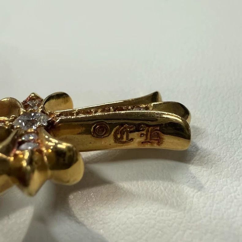 Chrome Hearts Chrome Hearts 22K Tiny Cross Pendant Size ONE SIZE - 7 Thumbnail