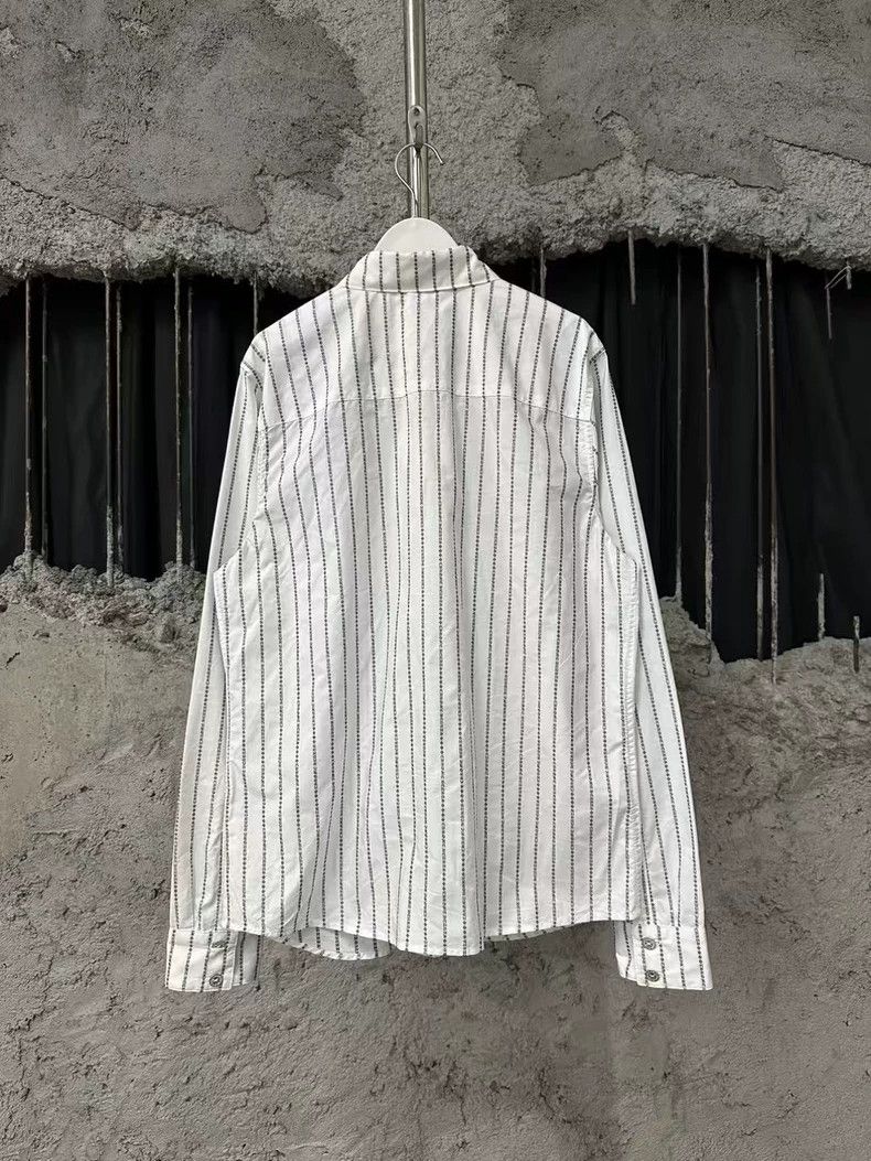 Chrome Hearts Chrome Hearts Striped Long Sleeve Shirt Size US M / EU 48-50 / 2 - 2 Thumbnail