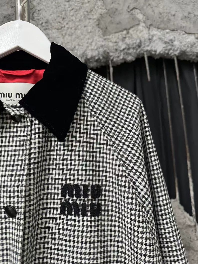 Miu Miu Miumiu Houndstooth Jacket Coat Size 36 Size US S / EU 44-46 / 1 - 5 Thumbnail