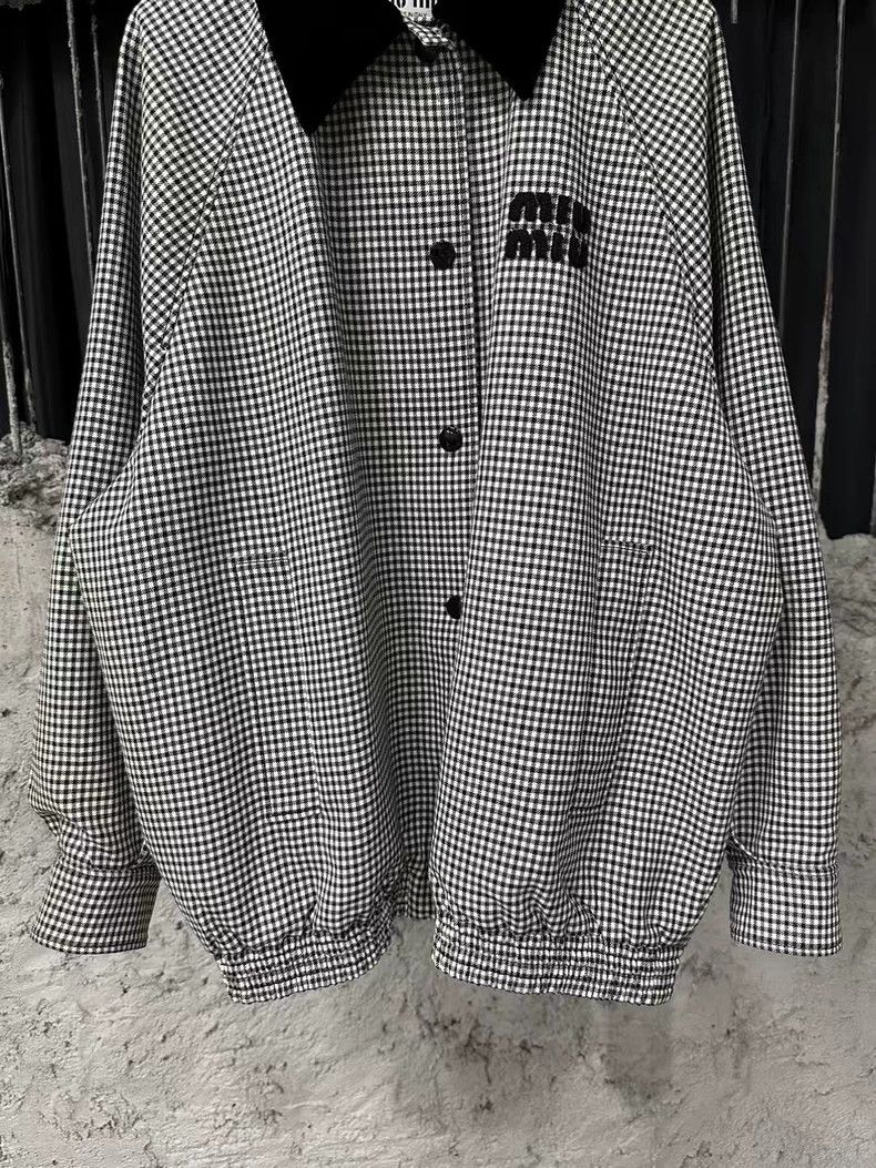 Miu Miu Miumiu Houndstooth Jacket Coat Size 36 Size US S / EU 44-46 / 1 - 4 Thumbnail