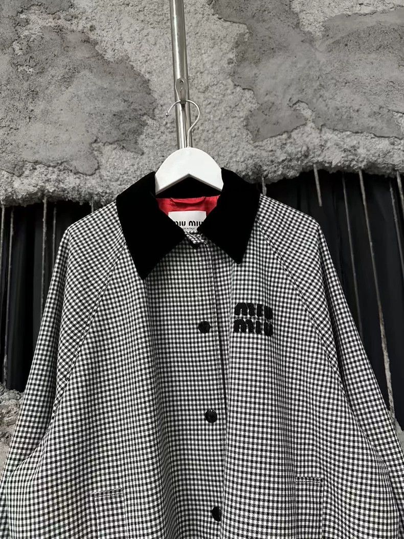 Miu Miu Miumiu Houndstooth Jacket Coat Size 36 Size US S / EU 44-46 / 1 - 3 Thumbnail