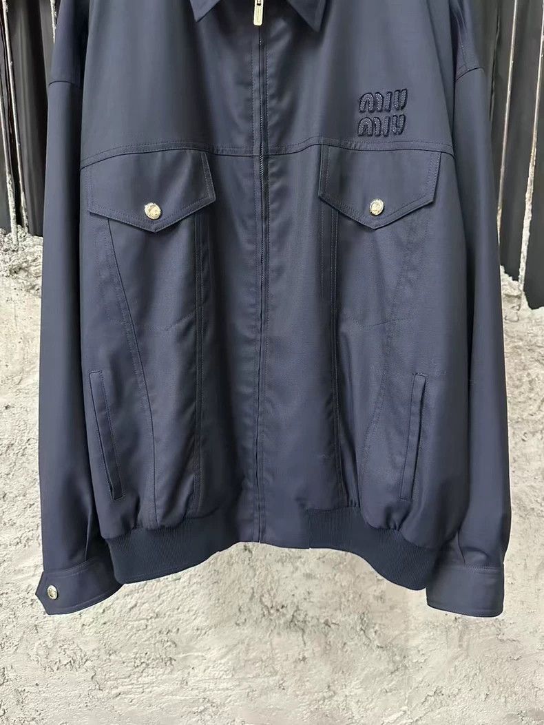 Miu Miu Miumiu Blue Jacket with Pockets Size US M / EU 48-50 / 2 - 4 Thumbnail