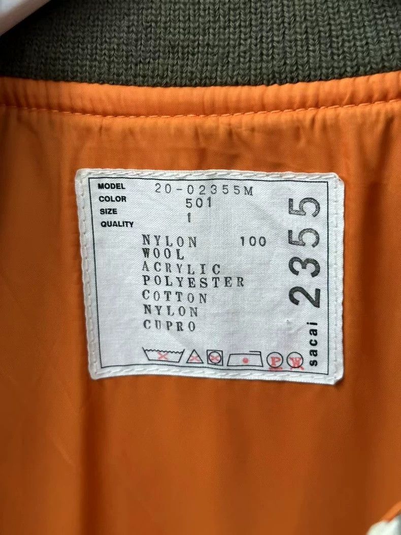 Sacai Sacai Splicing Zip Jacket Outerwear Size US M / EU 48-50 / 2 - 7 Thumbnail