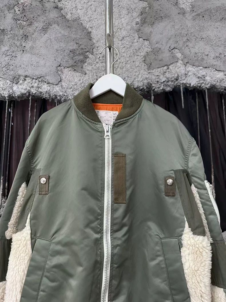 Sacai Sacai Splicing Zip Jacket Outerwear Size US M / EU 48-50 / 2 - 3 Thumbnail