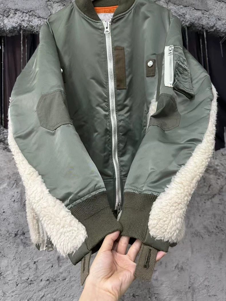 Sacai Sacai Splicing Zip Jacket Outerwear Size US M / EU 48-50 / 2 - 5 Thumbnail