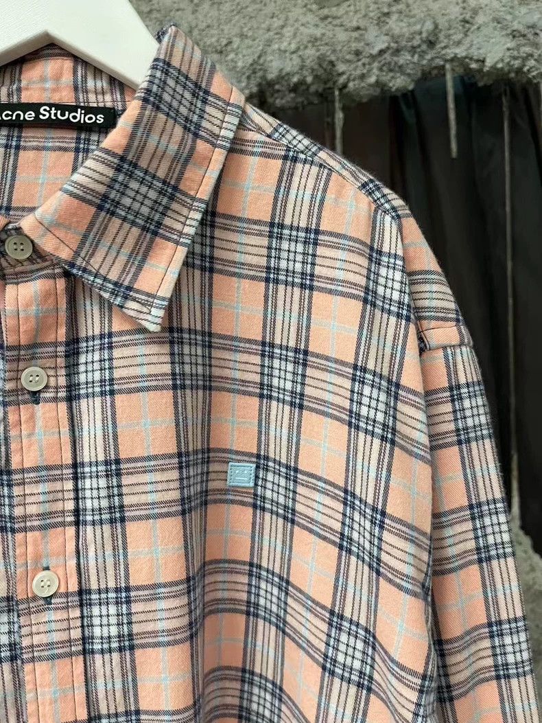 Acne Studios Acne Studios Long Sleeve Plaid Shirt Size US L / EU 52-54 / 3 - 5 Thumbnail