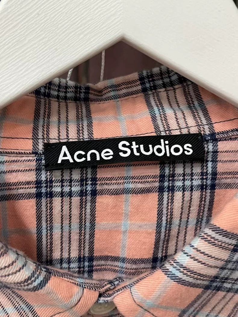 Acne Studios Acne Studios Long Sleeve Plaid Shirt Size US L / EU 52-54 / 3 - 7 Thumbnail