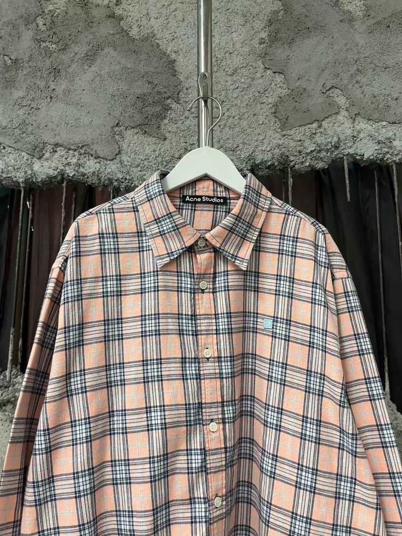 Acne Studios Acne Studios Long Sleeve Plaid Shirt Size US L / EU 52-54 / 3 - 3 Thumbnail