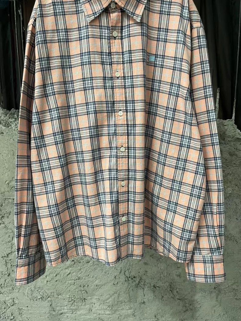 Acne Studios Acne Studios Long Sleeve Plaid Shirt Size US L / EU 52-54 / 3 - 4 Thumbnail
