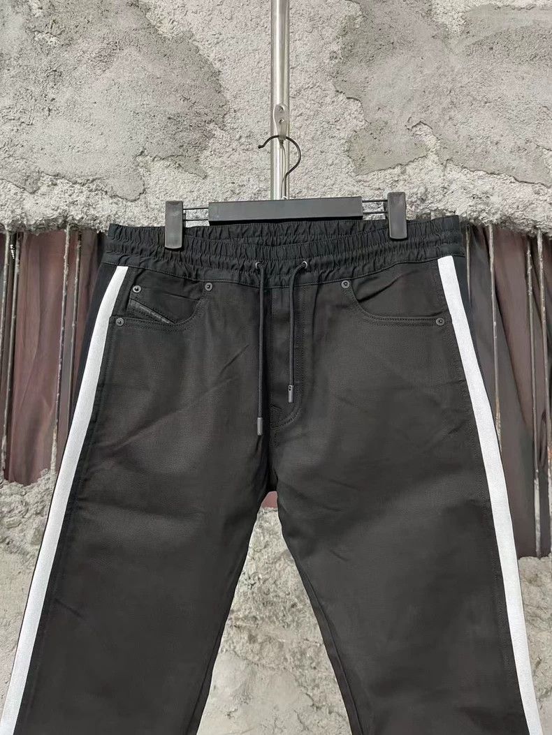 Diesel Diesel Black Pants with Side Stripes Size US 32 / EU 48 - 3 Thumbnail