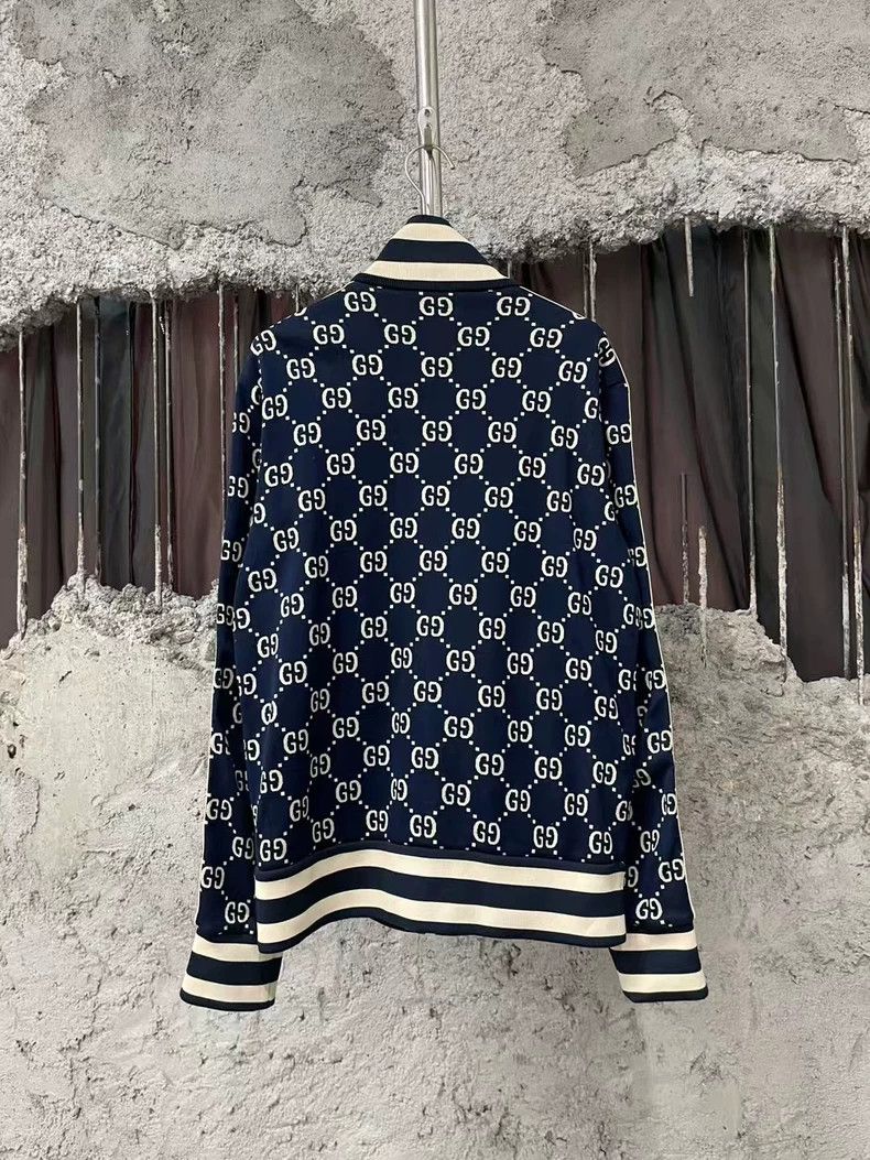 Gucci Gucci Full Logo Jacket in Navy Blue Size US M / EU 48-50 / 2 - 2 Thumbnail