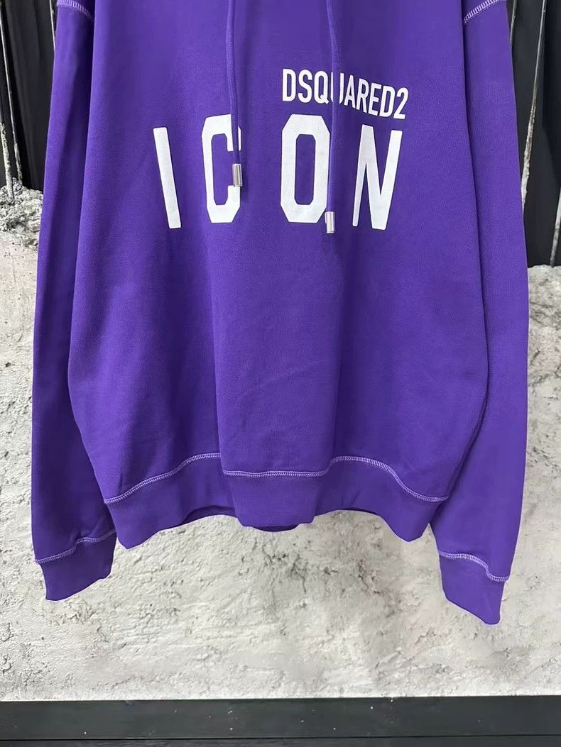 Dsquared2 Dsquared2 Purple Hoodie with Icon Graphic Size US XL / EU 56 / 4 - 4 Thumbnail