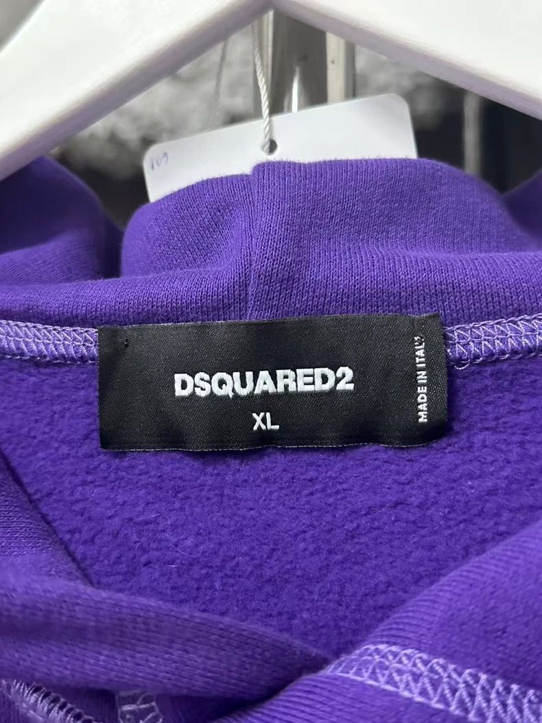 Dsquared2 Dsquared2 Purple Hoodie with Icon Graphic Size US XL / EU 56 / 4 - 6 Thumbnail