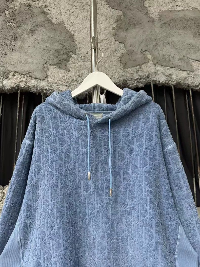 Dior Dior Logo Hoodie in Blue for Men Size US XL / EU 56 / 4 - 3 Thumbnail