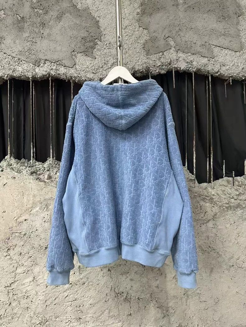 Dior Dior Logo Hoodie in Blue for Men Size US XL / EU 56 / 4 - 2 Thumbnail