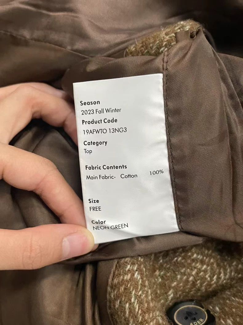 Ader Error Ader Brown Blazer Size 2 New Size US S / EU 44-46 / 1 - 7 Thumbnail