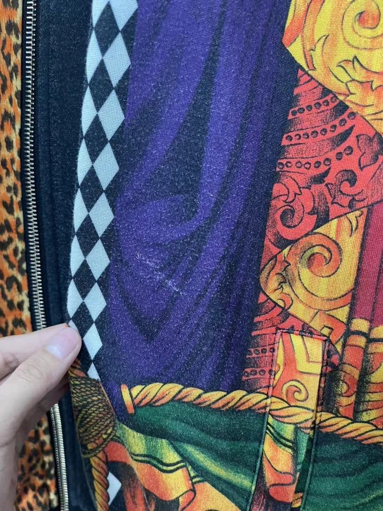 Versace Versace Zip Jacket with Colorful Print Size US L / EU 52-54 / 3 - 5 Thumbnail