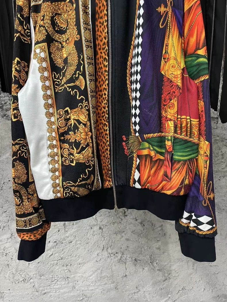 Versace Versace Zip Jacket with Colorful Print Size US L / EU 52-54 / 3 - 4 Thumbnail