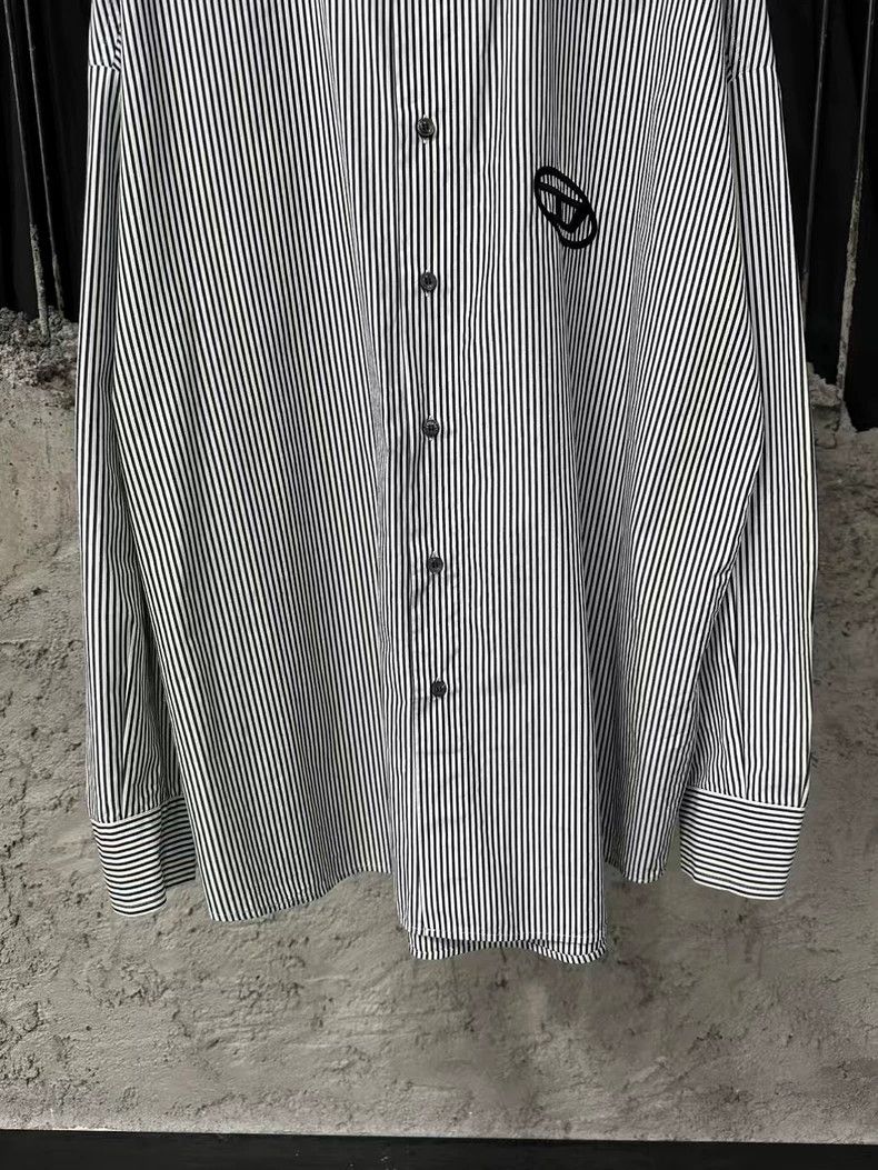 Diesel DIESEL Striped Long Sleeve Shirt Size US L / EU 52-54 / 3 - 4 Thumbnail