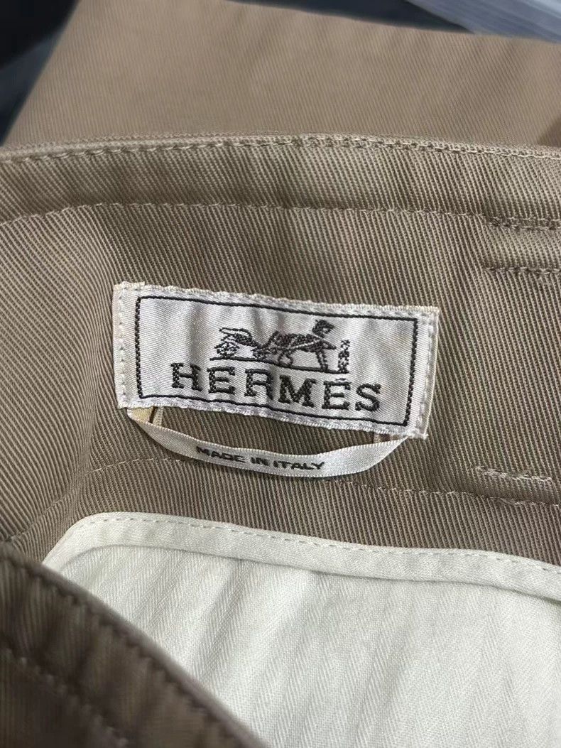 Hermes Hermes Beige Pants Size 38 Size US 38 / EU 54 - 6 Thumbnail
