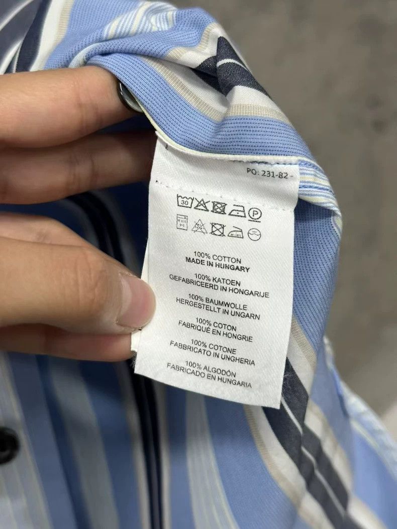 Dries Van Noten Dries Van Noten Striped Long Sleeve Shirt Size US S / EU 44-46 / 1 - 6 Thumbnail