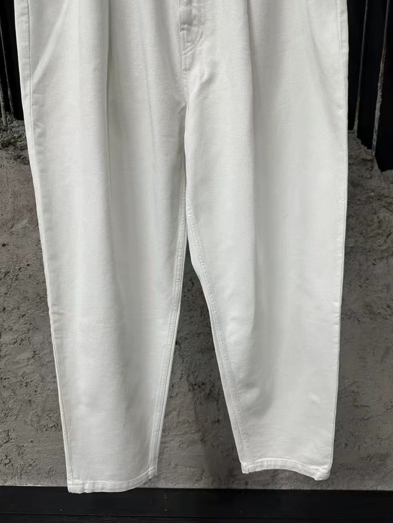 Anonymous Club Hed Mayner White Denim Pants Size US 5 / EU 37 - 4 Thumbnail