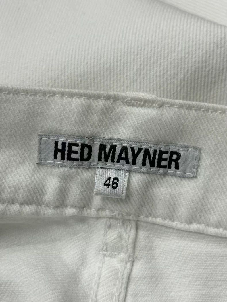 Anonymous Club Hed Mayner White Denim Pants Size US 5 / EU 37 - 7 Thumbnail