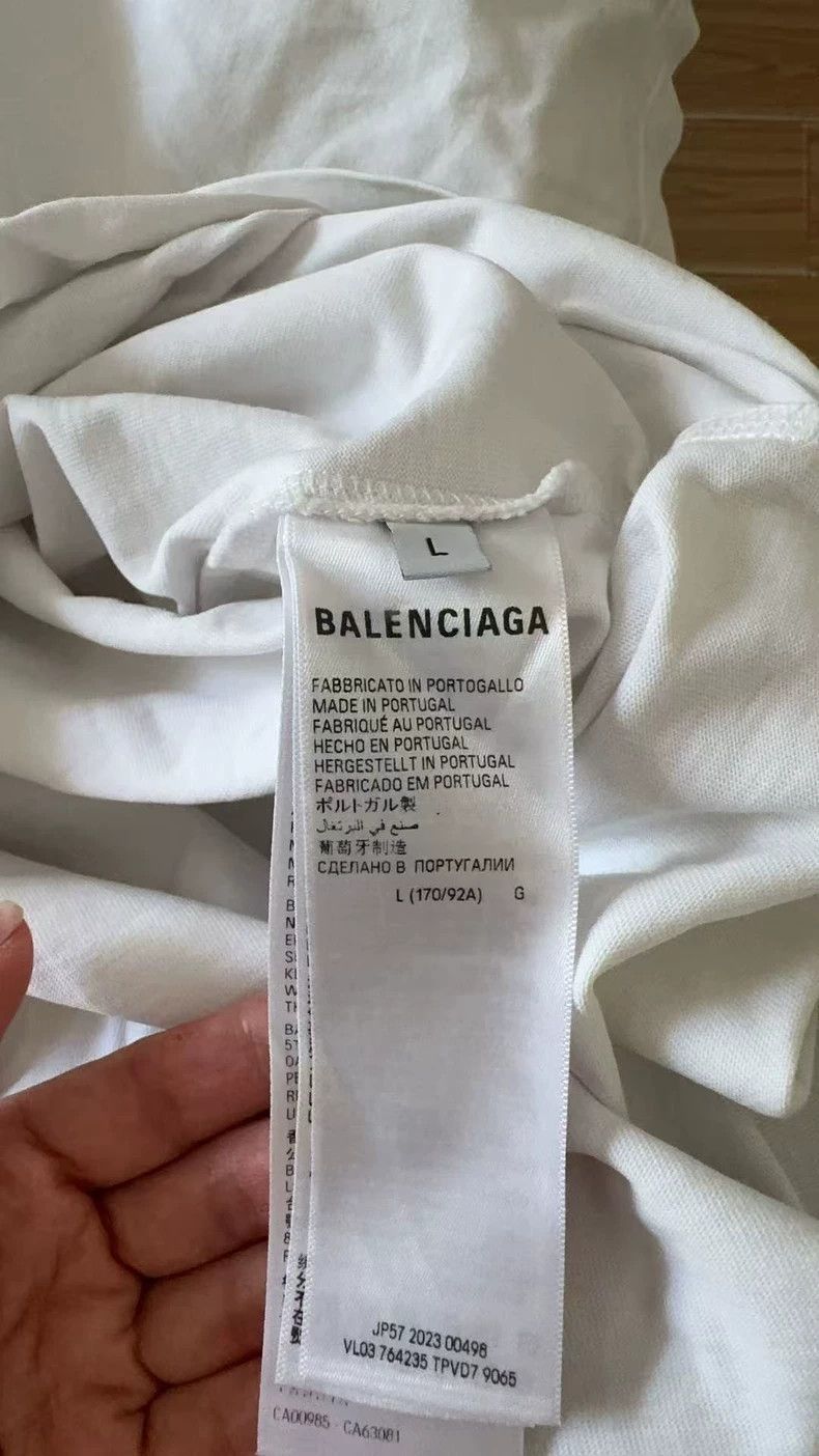 Balenciaga Balenciaga 3B Logo Embroidery Short Sleeve Tee Size US L / EU 52-54 / 3 - 3 Thumbnail
