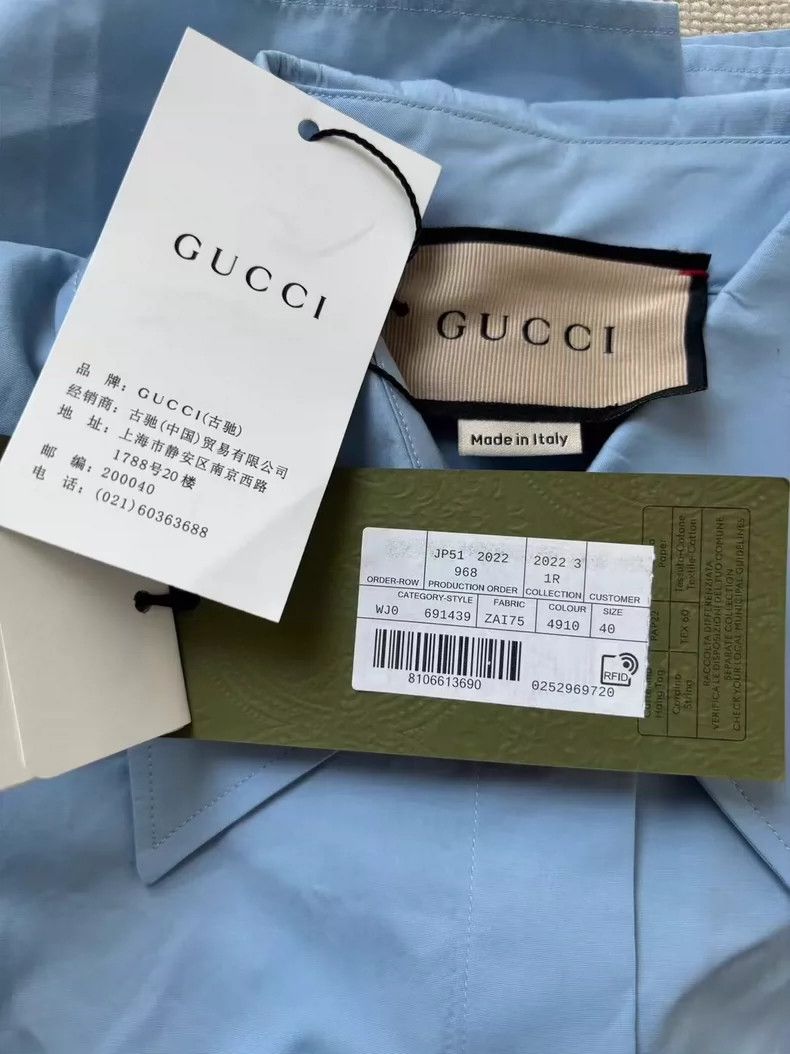Gucci GUCCI SS22 Short Sleeve Collar Shirt Size US M / EU 48-50 / 2 - 3 Thumbnail