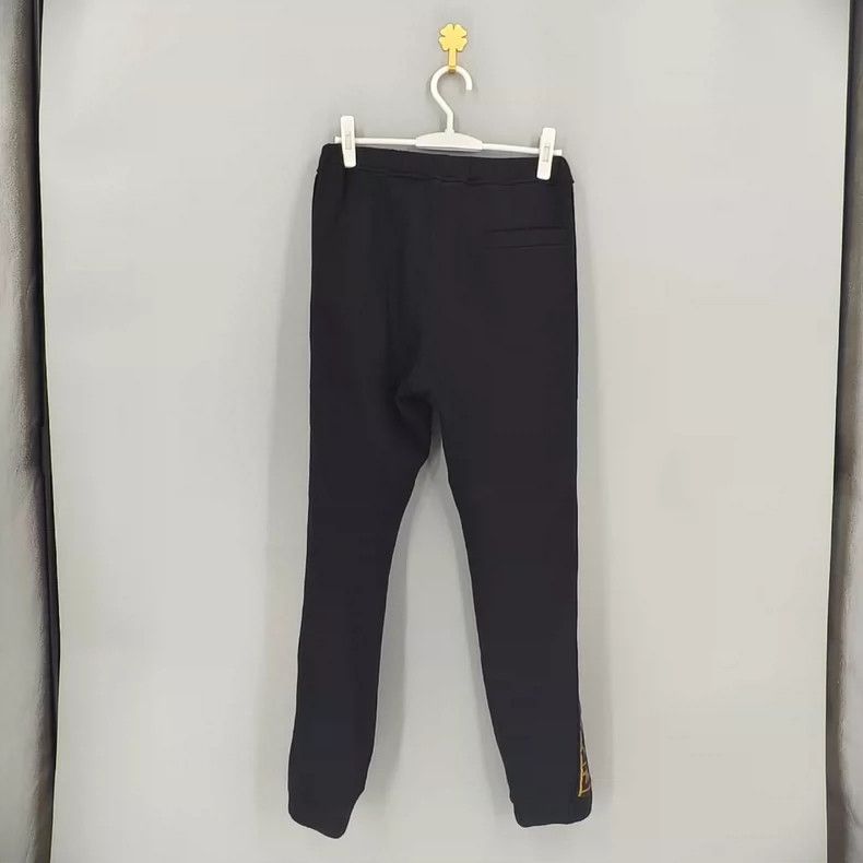 Fendi Fendi Black Logo Side Pants Size 36" / US 14 / IT 50 - 2 Thumbnail