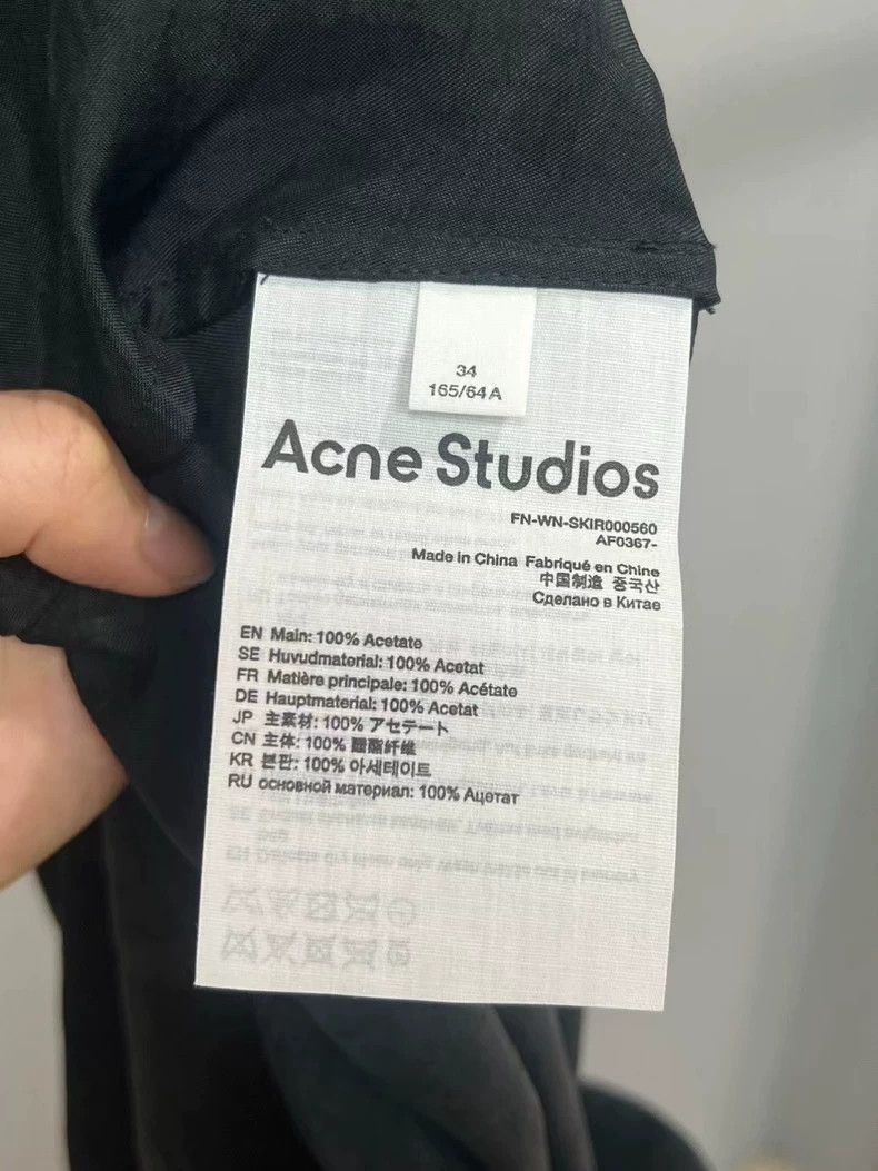 Acne Studios Acne Studios Satin Skirt Size 34 New Size US 34 / EU 50 - 3 Thumbnail